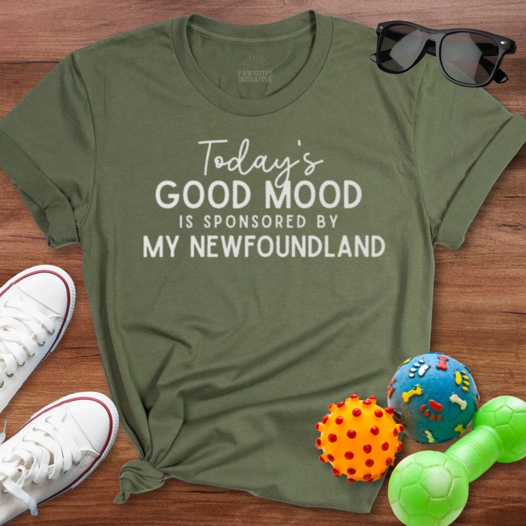 Good Mood Newfie Shirt - The Pawsitive Initiative