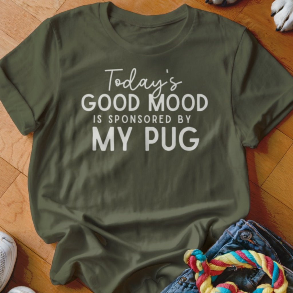 Good Mood Pug Shirt - The Pawsitive Initiative