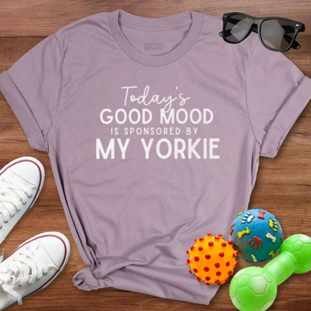 Good Mood Yorkie Shirt - The Pawsitive Initiative
