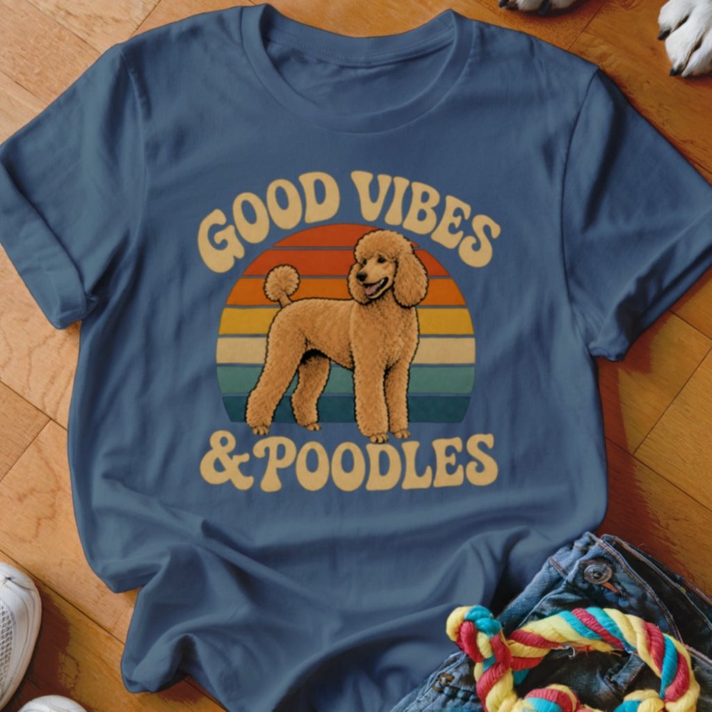 Good Vibes & Poodles Shirt - The Pawsitive Initiative