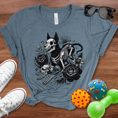 Goth Skeleton Dog Shirt - The Pawsitive Initiative