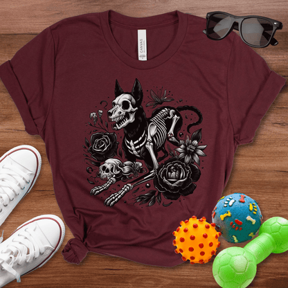 Goth Skeleton Dog Shirt - The Pawsitive Initiative