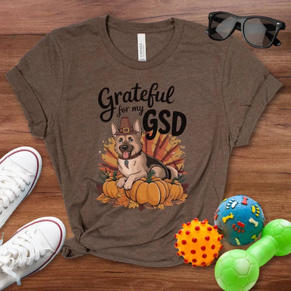 Grateful for My GSD Shirt - The Pawsitive Initiative