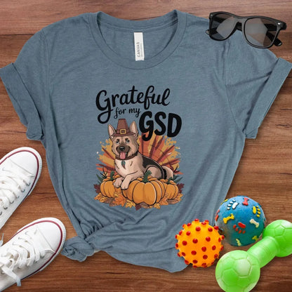 Grateful for My GSD Shirt - The Pawsitive Initiative