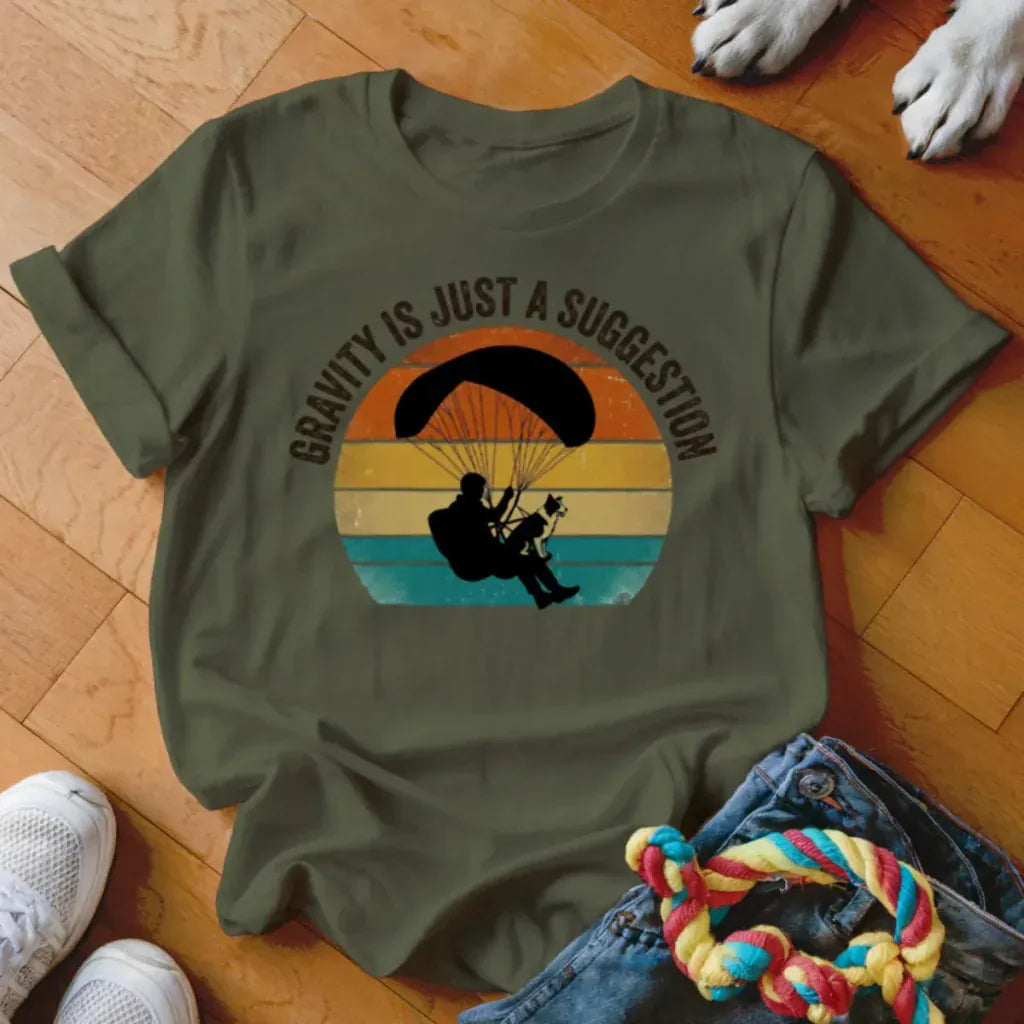 Gravity is Just a Suggestion Shirt - The Pawsitive Initiative