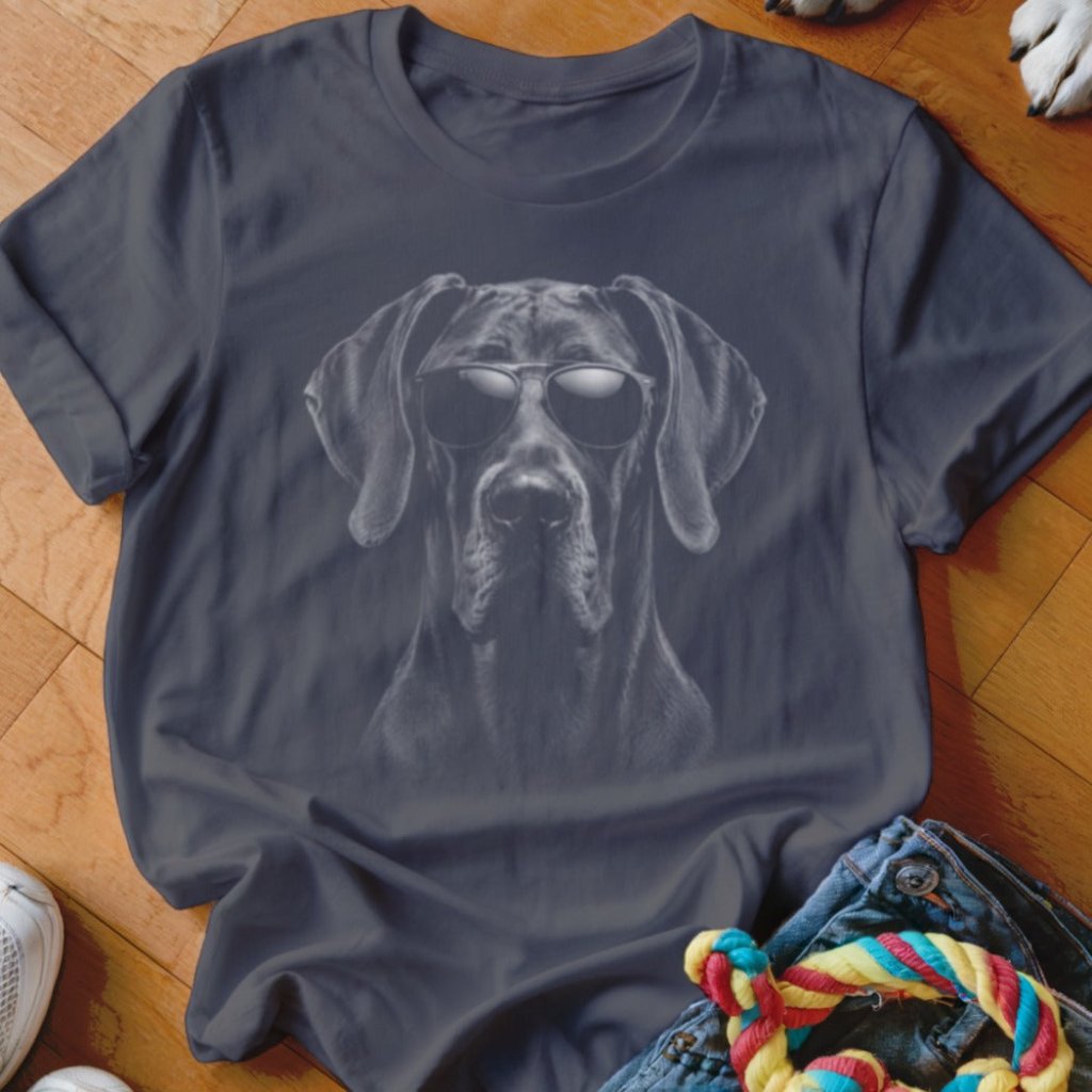 Great Dane in Aviators Shirt - The Pawsitive Initiative