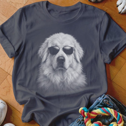Great Pyrenees in Aviators Shirt - The Pawsitive Initiative