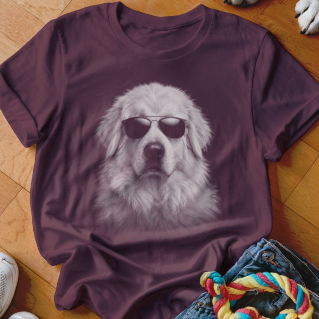 Great Pyrenees in Aviators Shirt - The Pawsitive Initiative