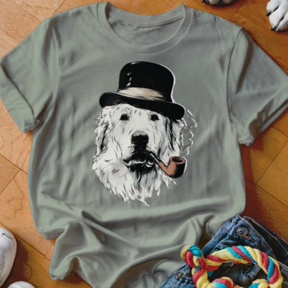 Great Pyrenees With A Pipe Shirt - The Pawsitive Initiative