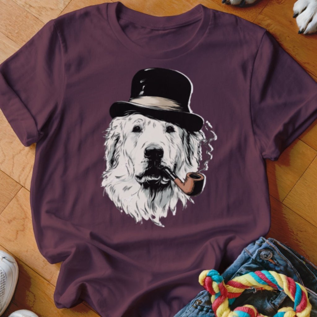 Great Pyrenees With A Pipe Shirt - The Pawsitive Initiative