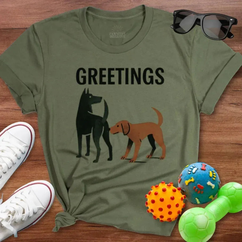 Greetings Shirt - The Pawsitive Initiative