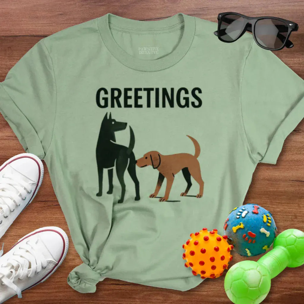 Greetings Shirt - The Pawsitive Initiative