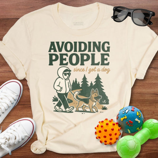 GSD Avoiding People Shirt - The Pawsitive Initiative