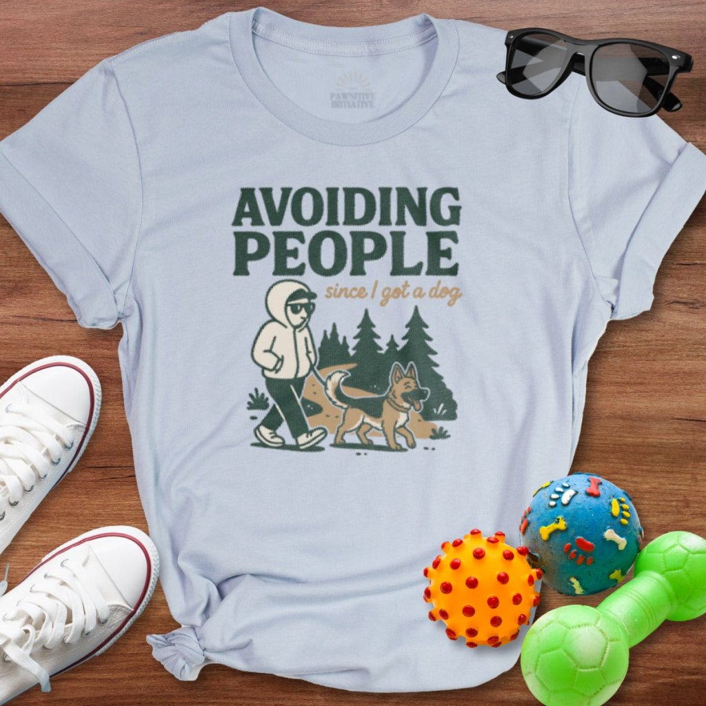GSD Avoiding People Shirt - The Pawsitive Initiative