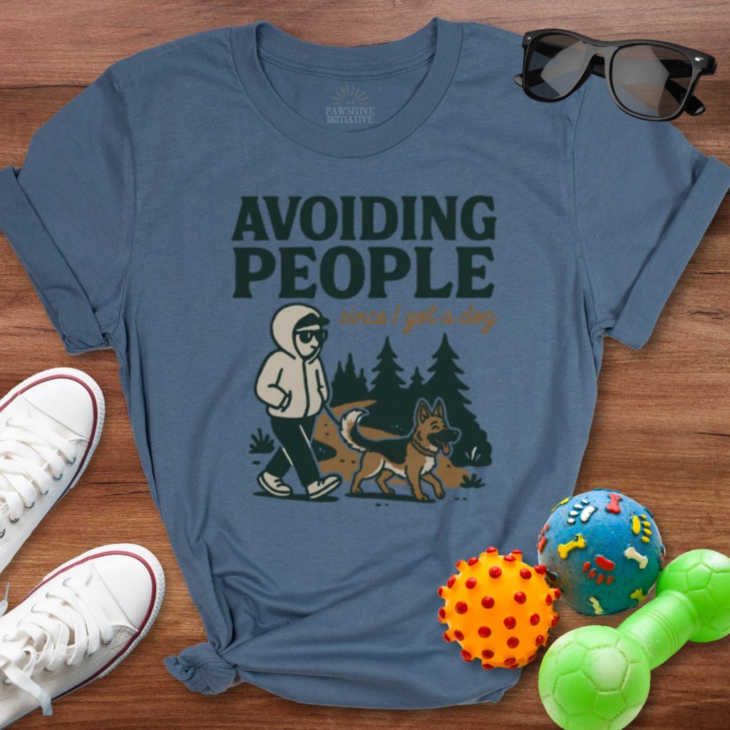 GSD Avoiding People Shirt - The Pawsitive Initiative