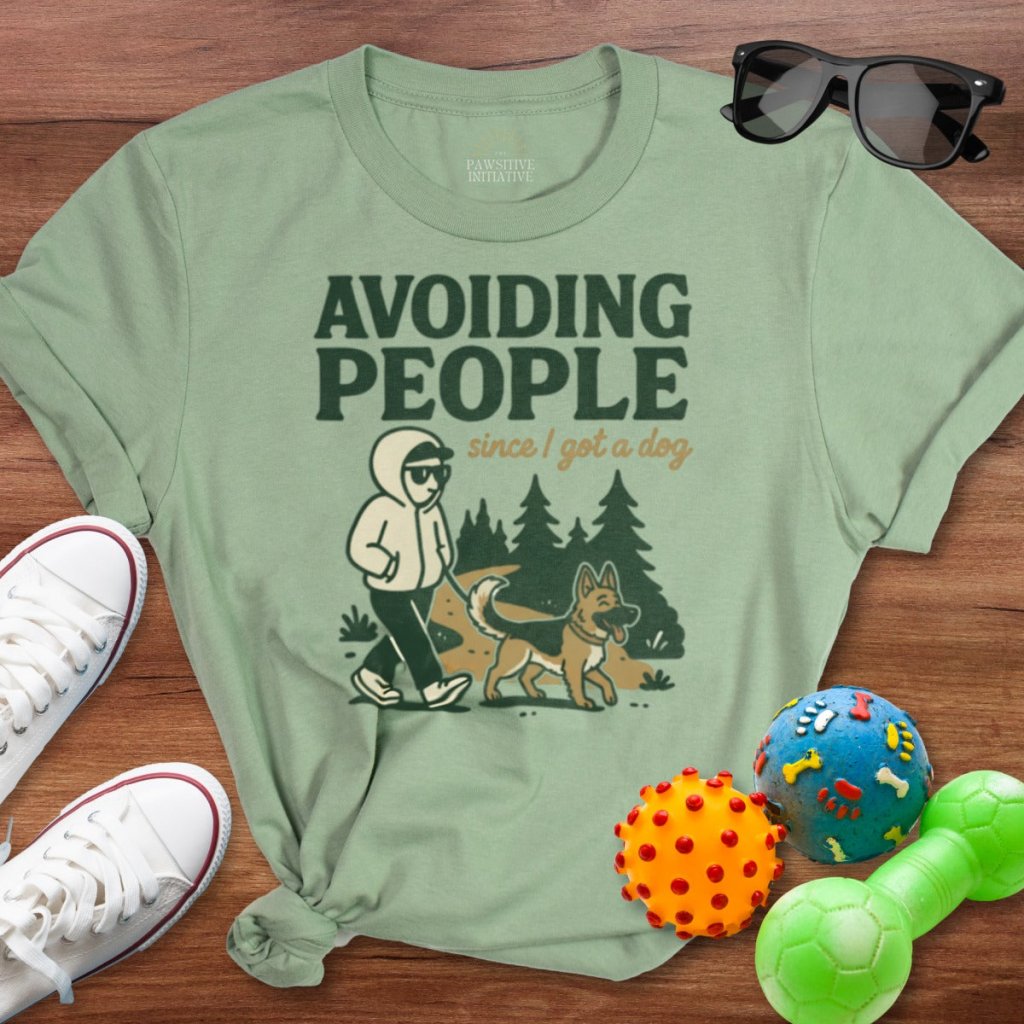 GSD Avoiding People Shirt - The Pawsitive Initiative
