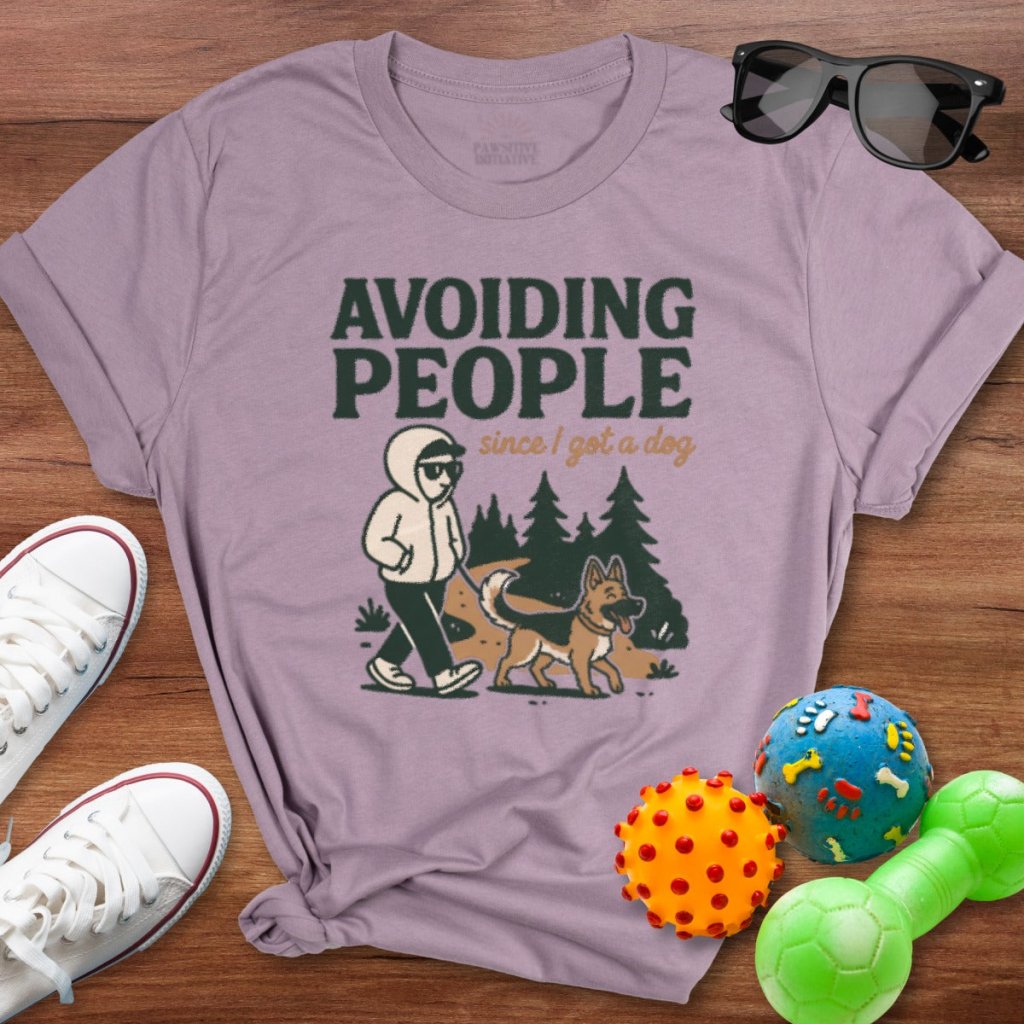 GSD Avoiding People Shirt - The Pawsitive Initiative