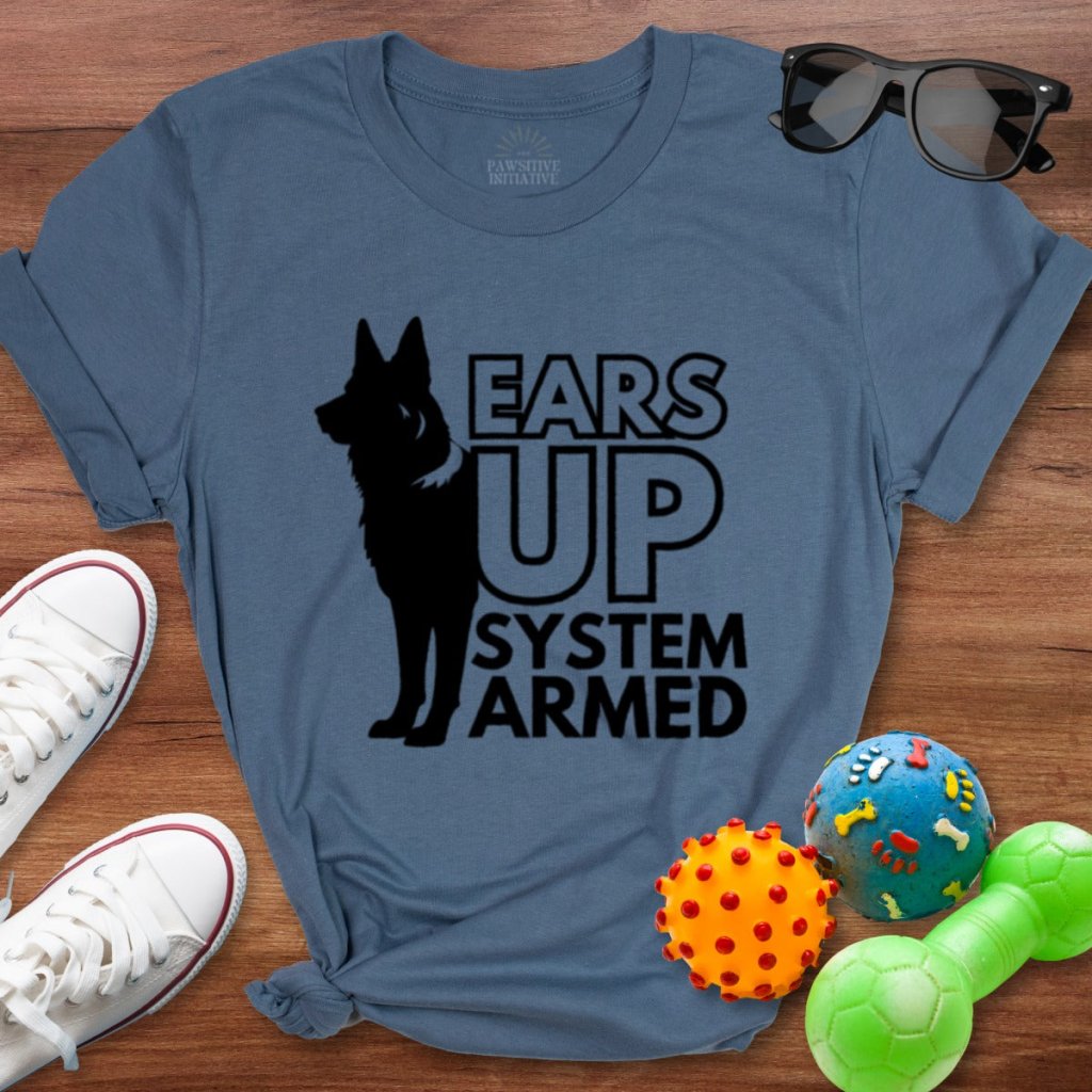 GSD Ears Up Shirt - The Pawsitive Initiative