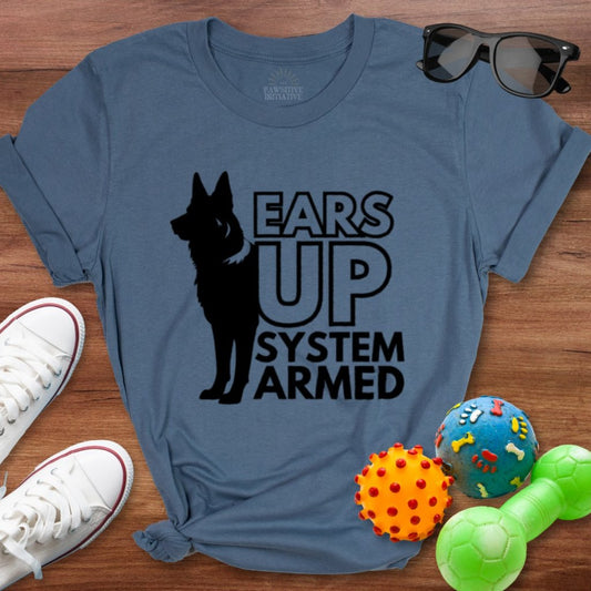 GSD Ears Up Shirt - The Pawsitive Initiative