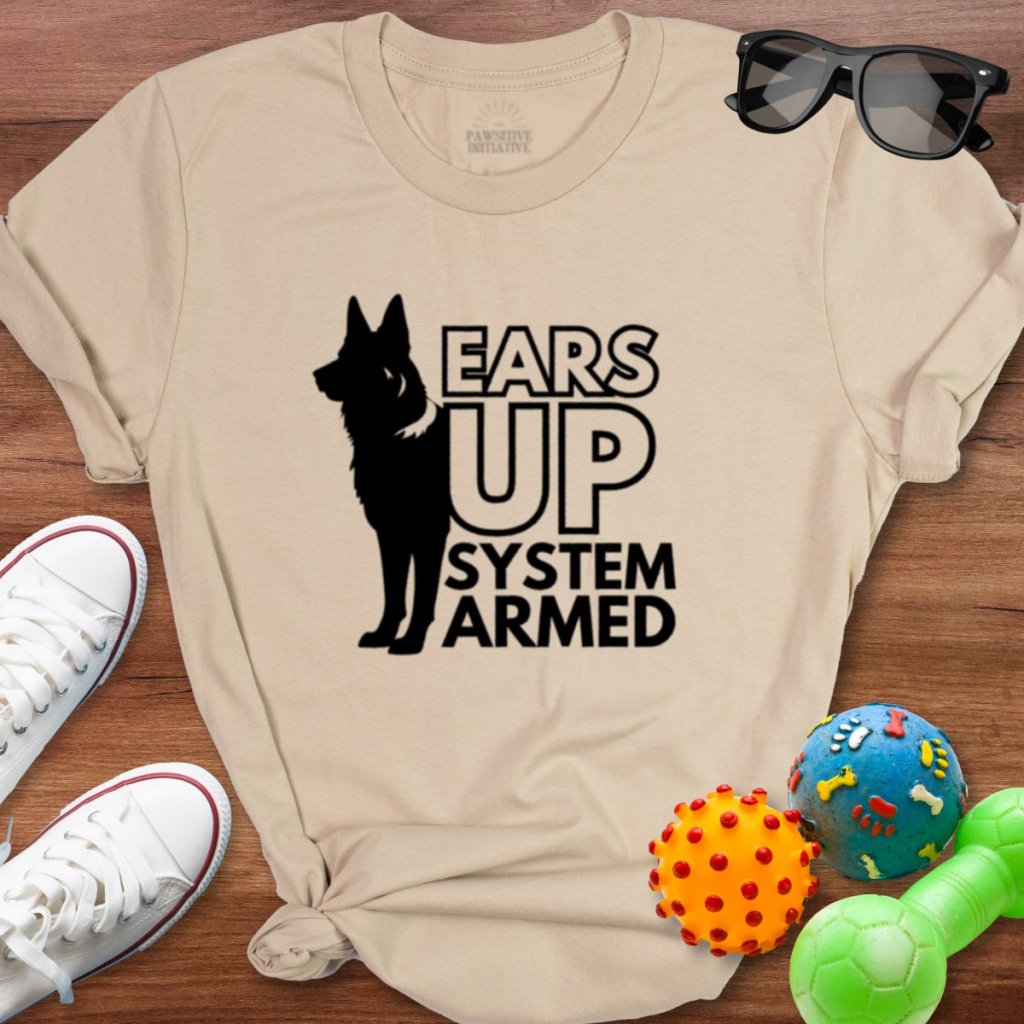 GSD Ears Up Shirt - The Pawsitive Initiative
