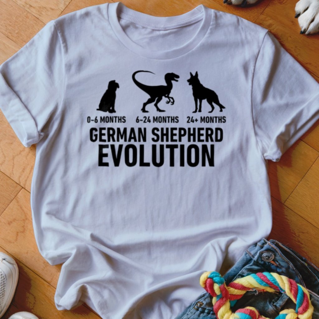 GSD Evolution Shirt - The Pawsitive Initiative