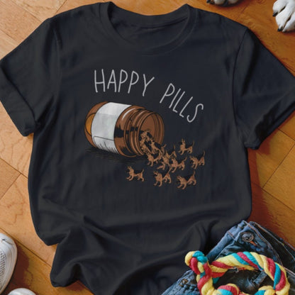 GSD Happy Pills Shirt - The Pawsitive Initiative