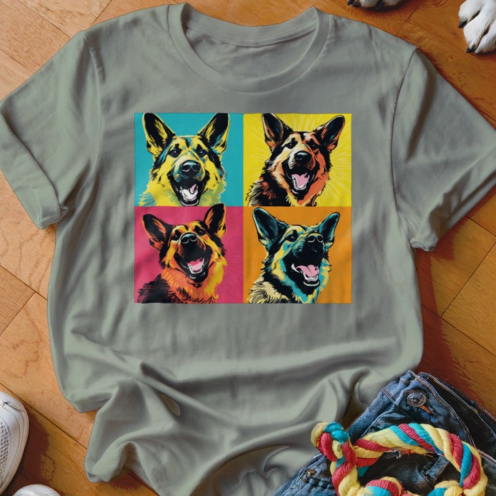 GSD Pop Art Shirt - The Pawsitive Initiative