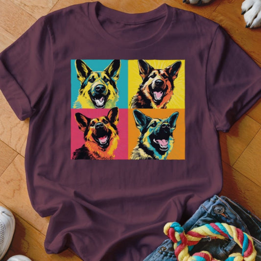 GSD Pop Art Shirt - The Pawsitive Initiative