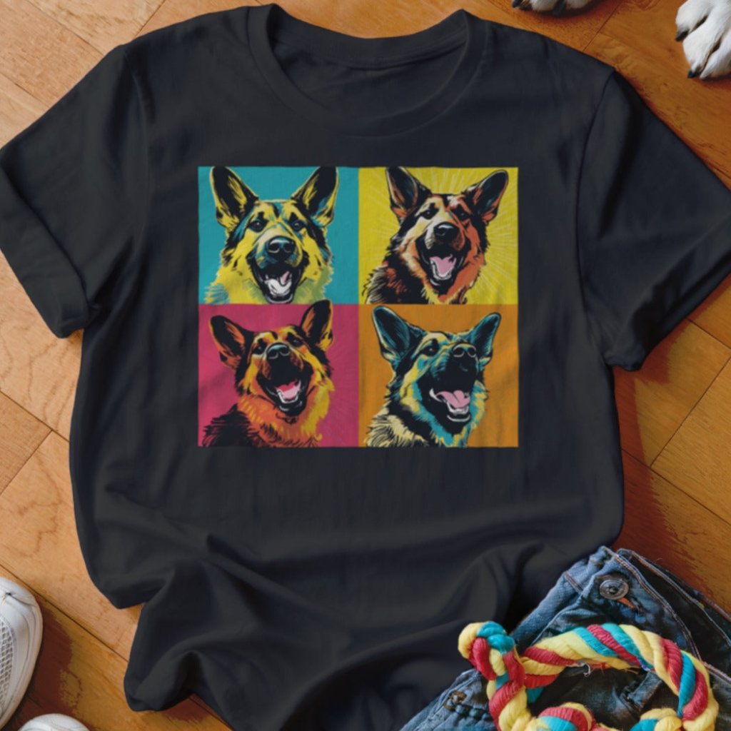 GSD Pop Art Shirt - The Pawsitive Initiative