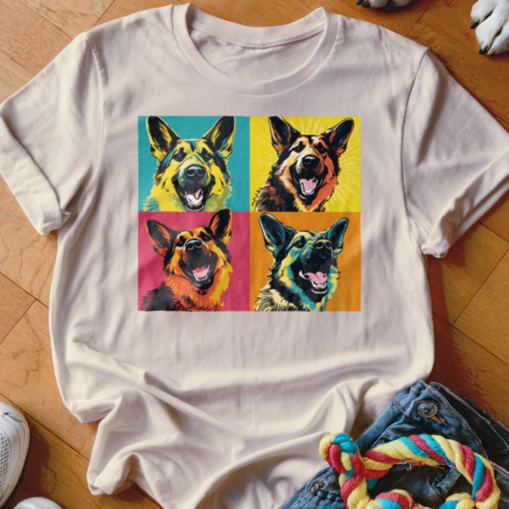 GSD Pop Art Shirt - The Pawsitive Initiative