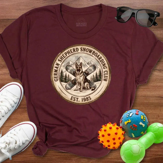 GSD Snowboarding Club Shirt - The Pawsitive Initiative