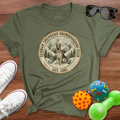 GSD Snowboarding Club Shirt - The Pawsitive Initiative