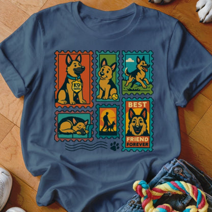 GSD Stamp Shirt - The Pawsitive Initiative