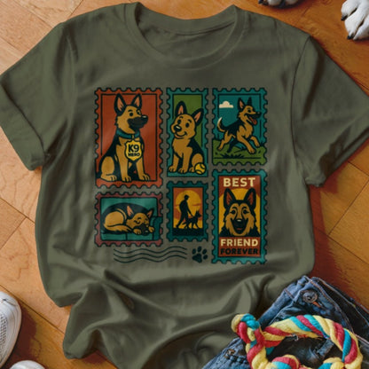 GSD Stamp Shirt - The Pawsitive Initiative