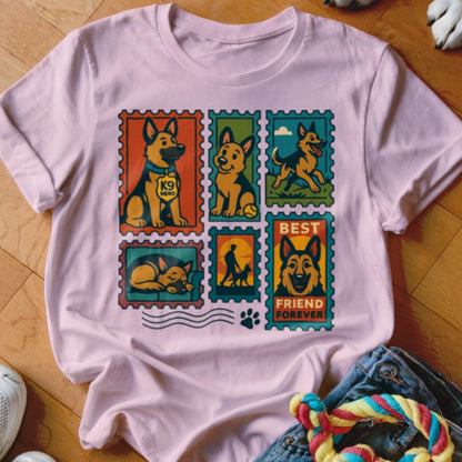 GSD Stamp Shirt - The Pawsitive Initiative