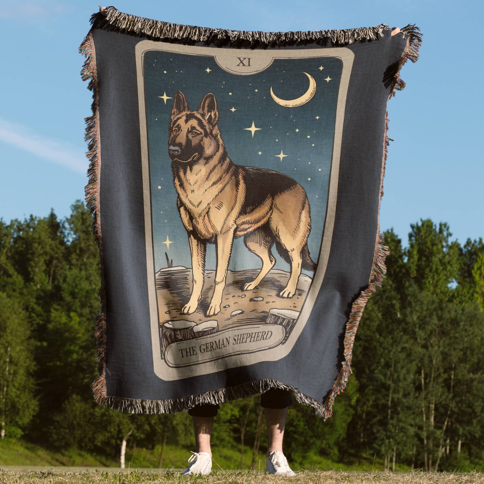 GSD Tarot Card Blanket - The Pawsitive Initiative