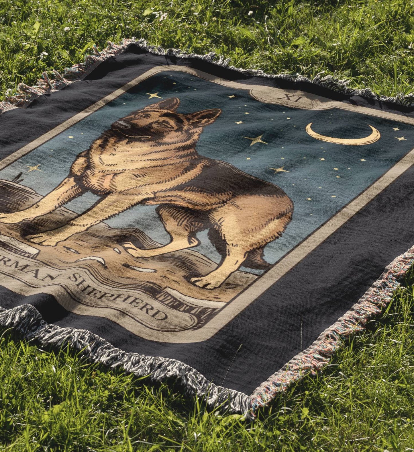 GSD Tarot Card Blanket - The Pawsitive Initiative