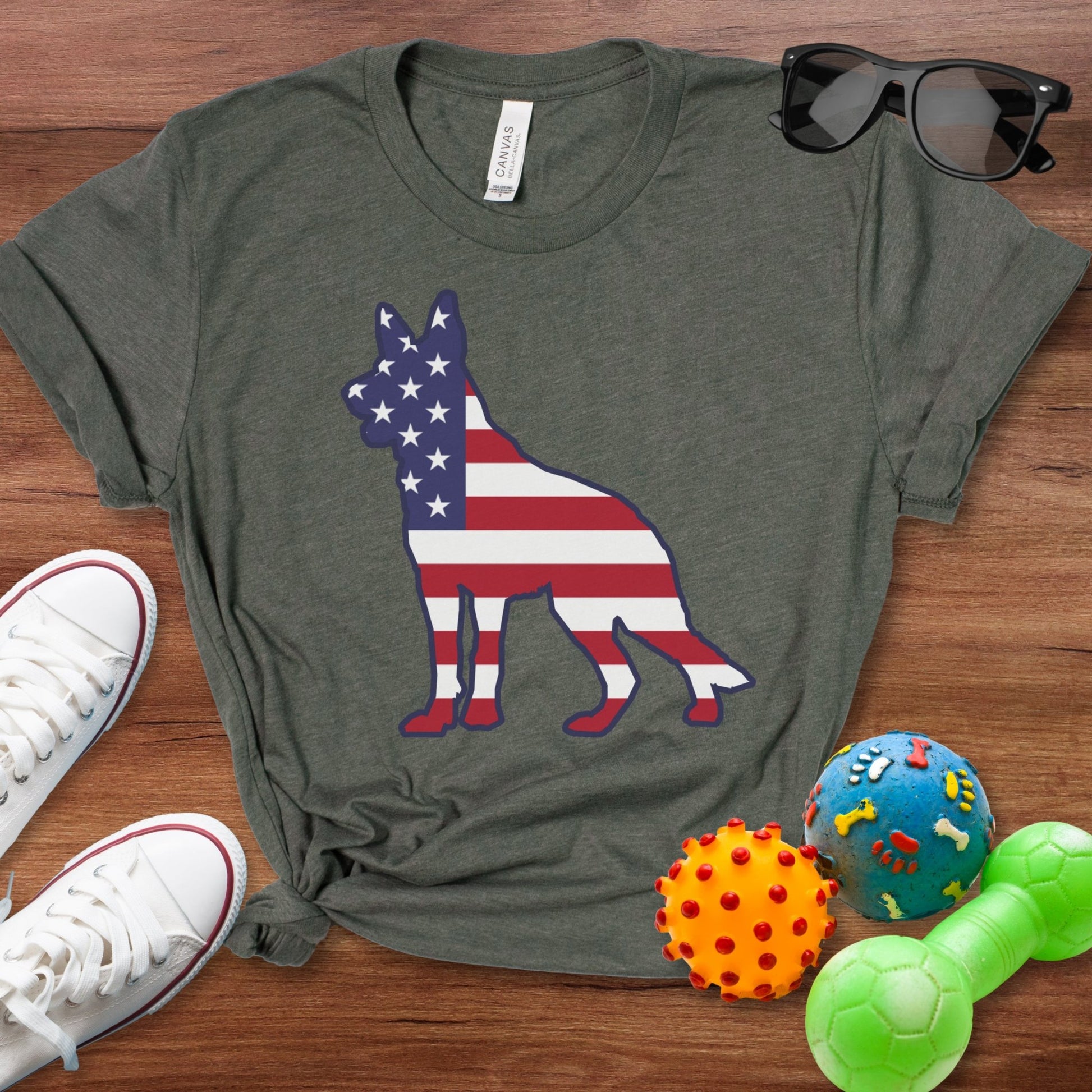 GSD USA Shirt - The Pawsitive Initiative