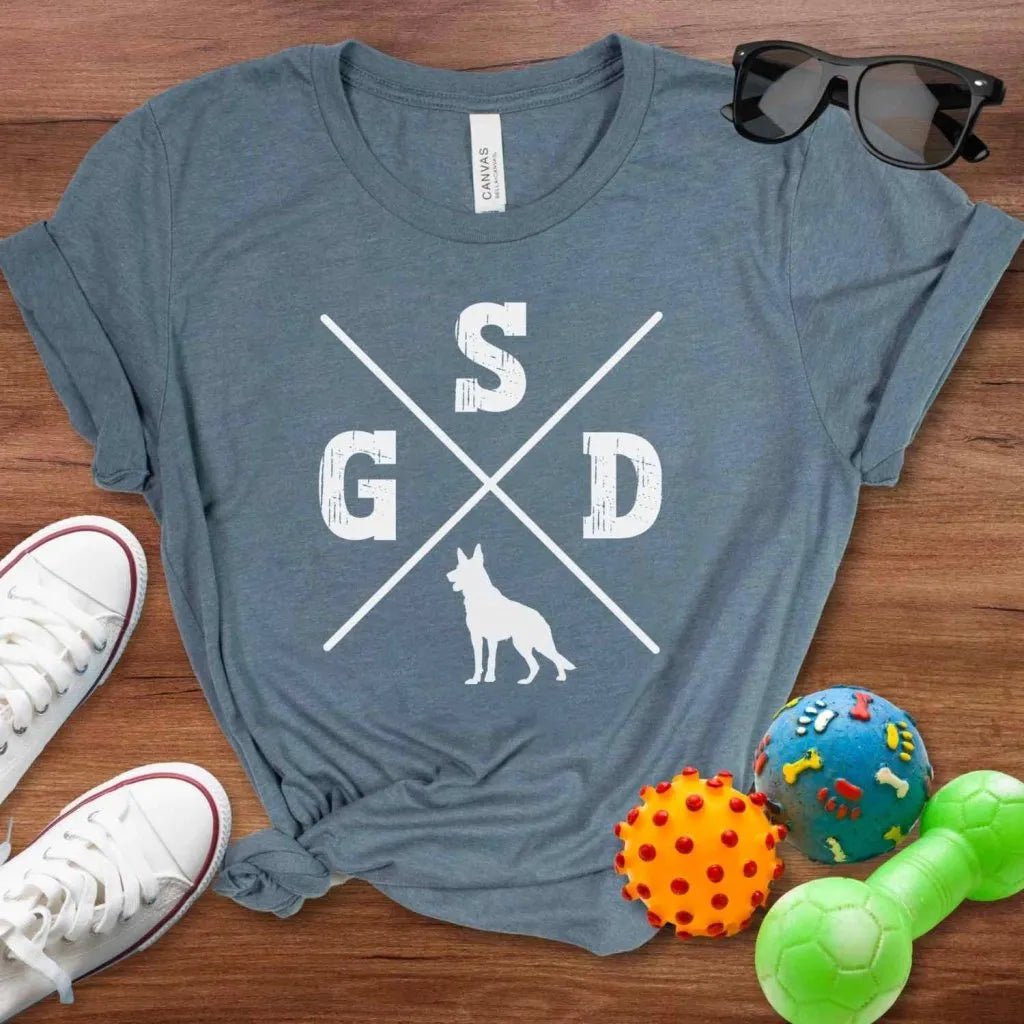 GSD X Shirt - The Pawsitive Initiative