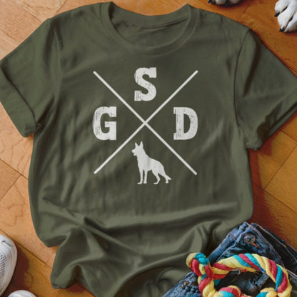 GSD X Shirt - The Pawsitive Initiative