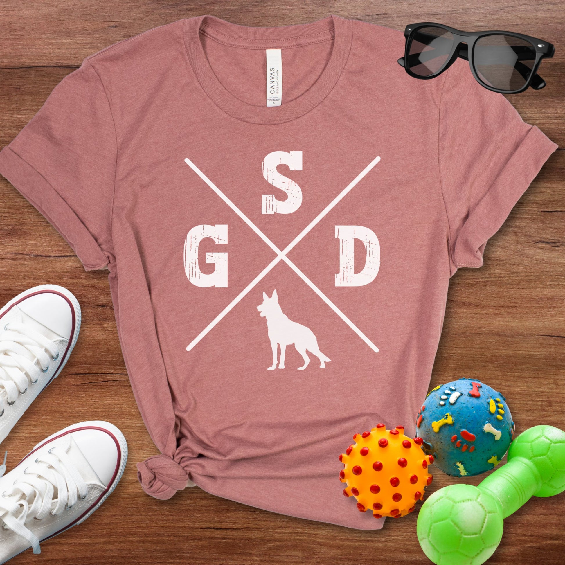 GSD X Shirt - The Pawsitive Initiative