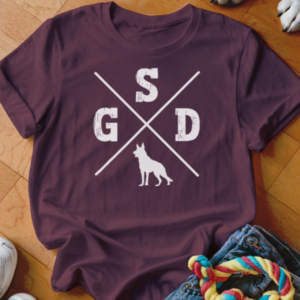 GSD X Shirt - The Pawsitive Initiative