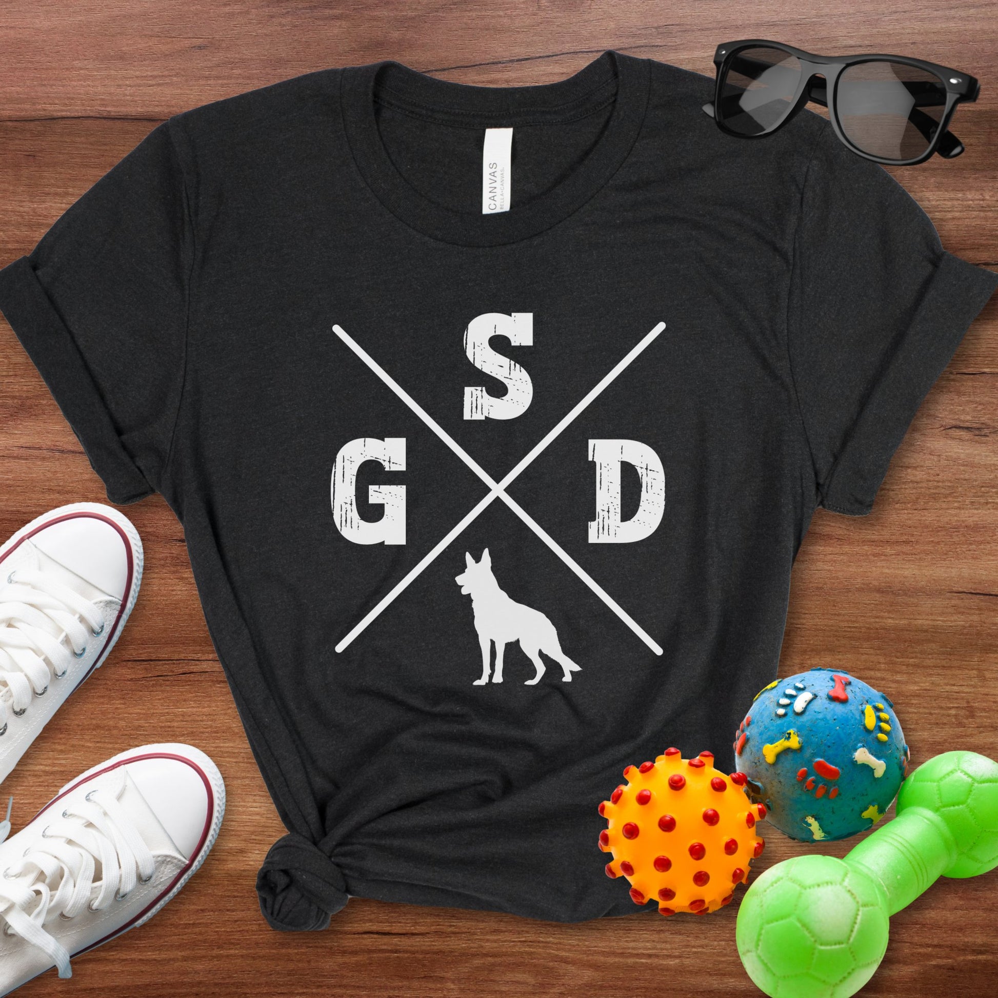 GSD X Shirt - The Pawsitive Initiative