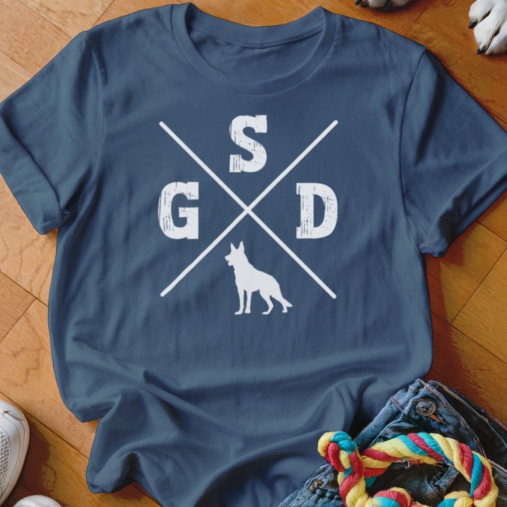 GSD X Shirt - The Pawsitive Initiative