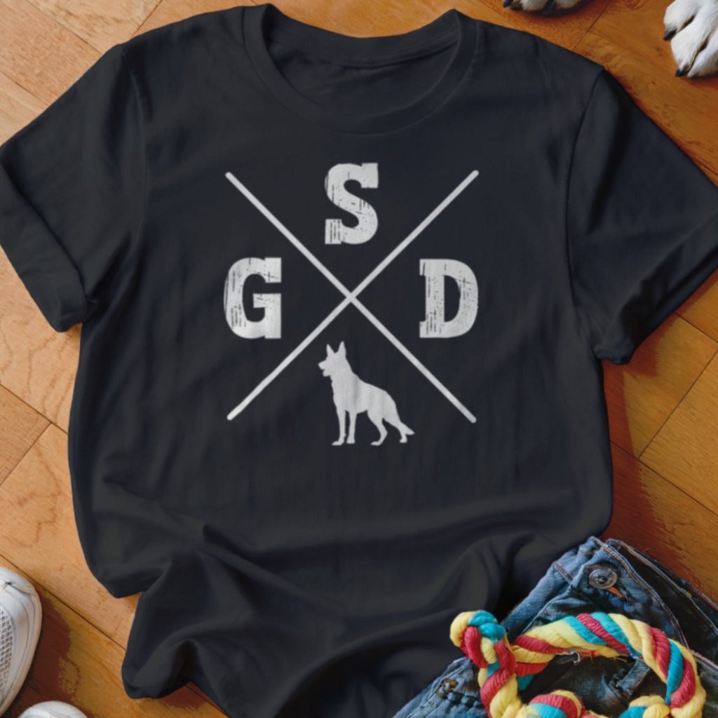 GSD X Shirt - The Pawsitive Initiative