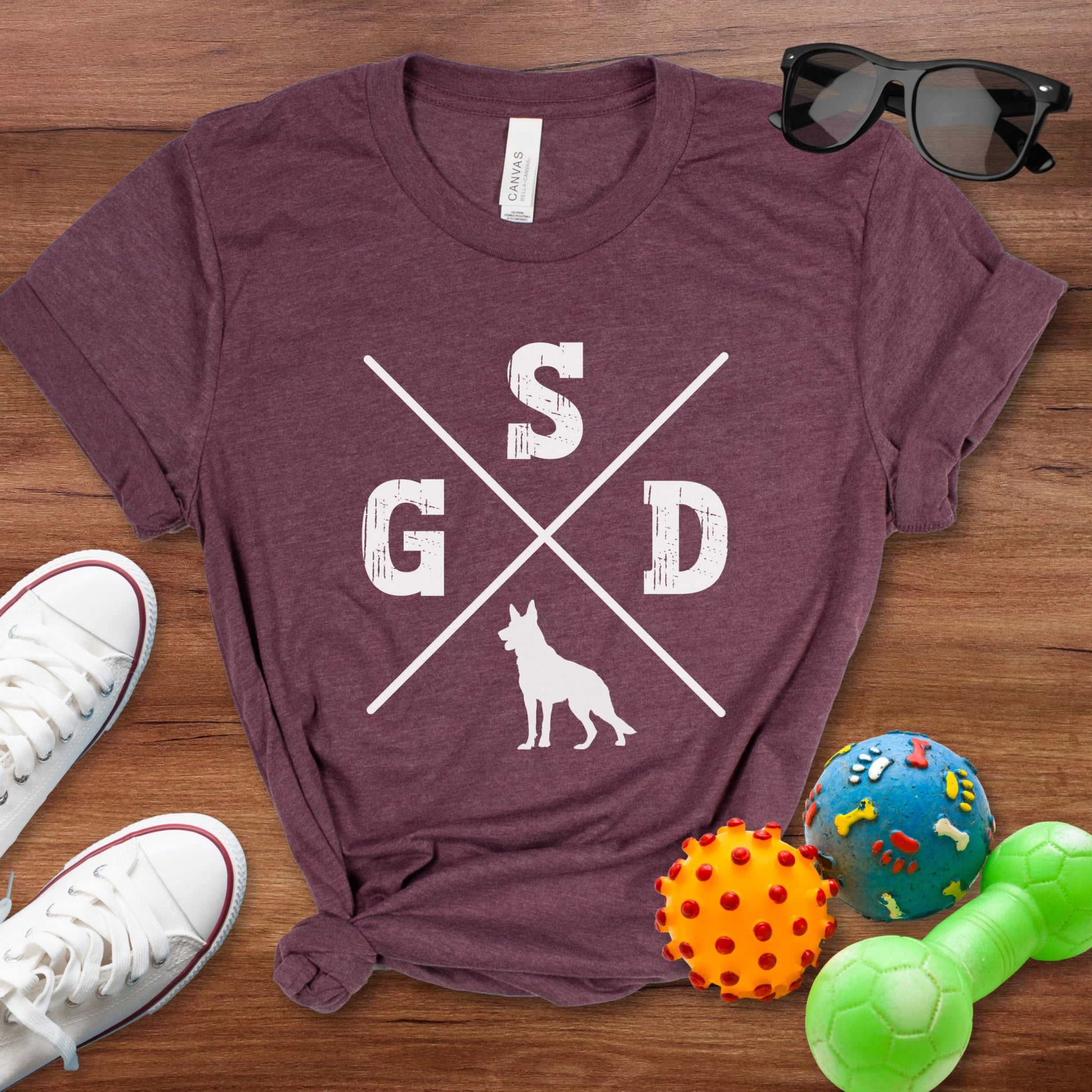 GSD X Shirt - The Pawsitive Initiative