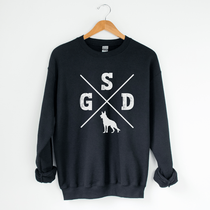 GSD X Sweatshirt - The Pawsitive Initiative