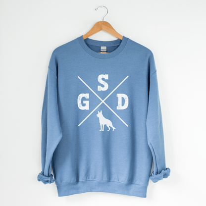 GSD X Sweatshirt - The Pawsitive Initiative