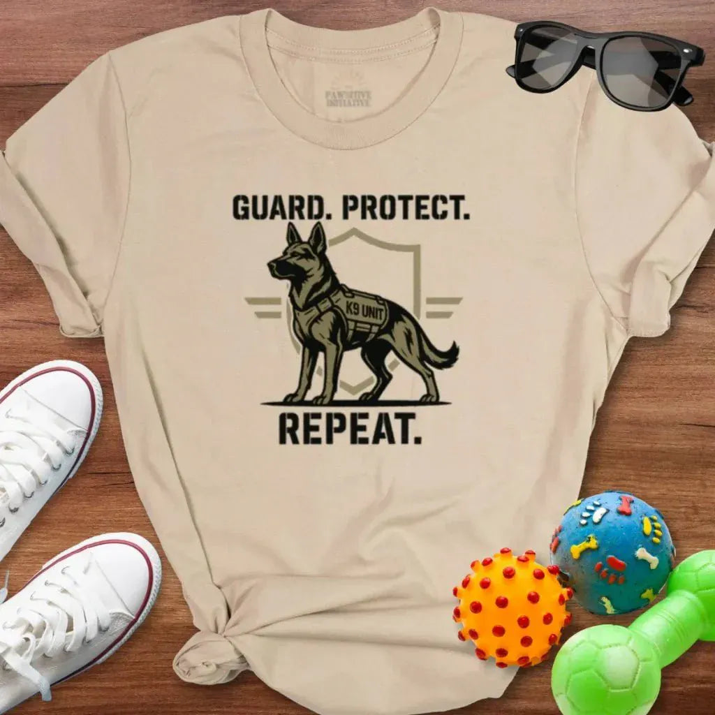 Guard Protect Repeat Shirt - The Pawsitive Initiative