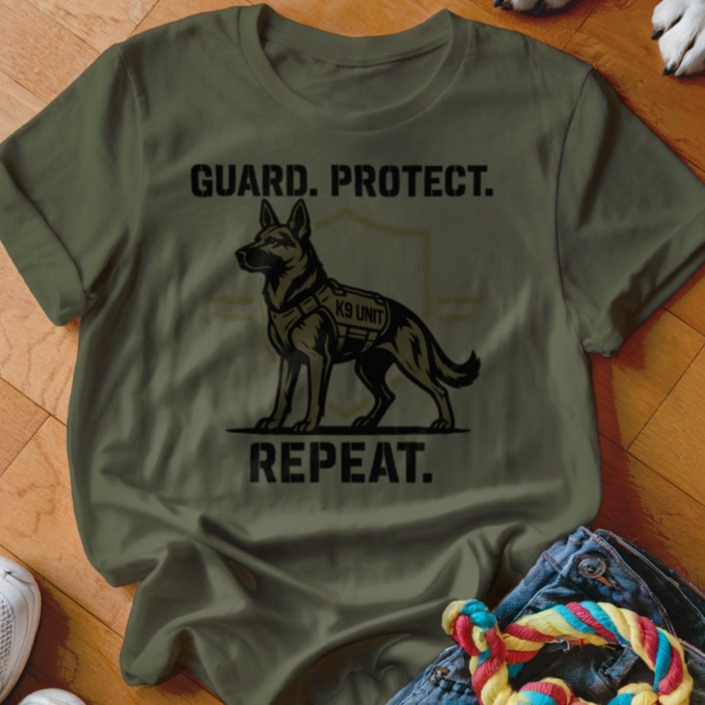 Guard Protect Repeat Shirt - The Pawsitive Initiative